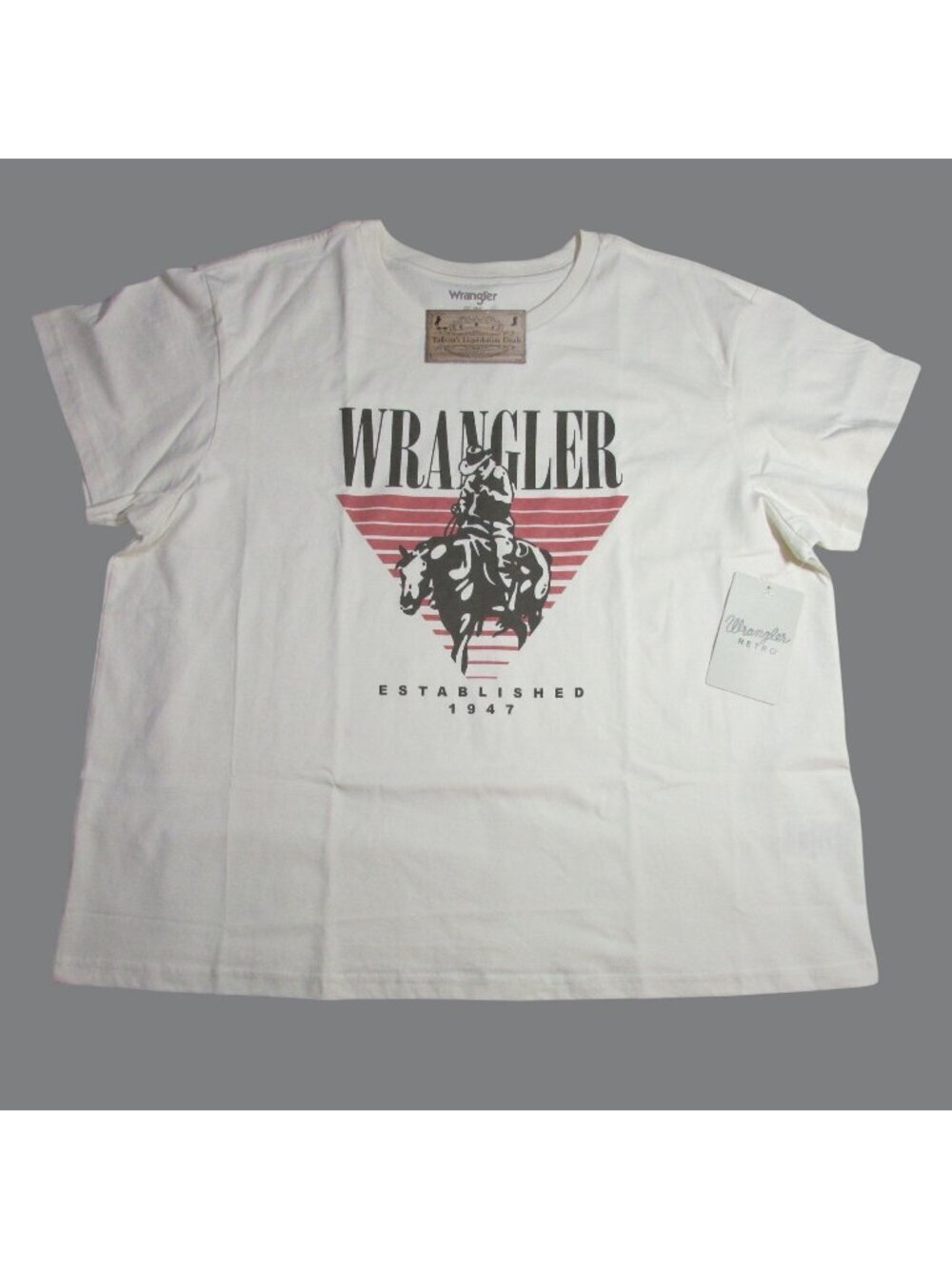 Wrangler Women's XXL Short Sleeve Retro Cowboy Graphic T-Shirt 112368864
